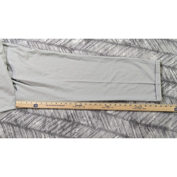 Nike Golf Pants Dri Fit Tour Performance Beige Pleated Athletic Tech Cuff 35x30 - Picture 4 of 11